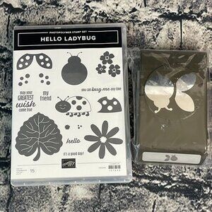 Stampin Up HELLO LADYBUG Stamps & LADYBUG BUILDER Punch